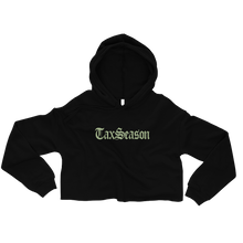 Load image into Gallery viewer, Tax Season Women's Crop Hoodie + Digital Album Download