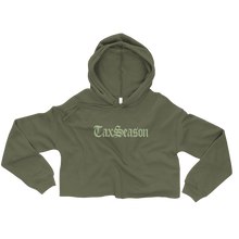 Load image into Gallery viewer, Tax Season Women's Crop Hoodie + Digital Album Download