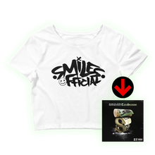 Load image into Gallery viewer, Smiles Official Women’s Crop Tee
