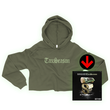 Load image into Gallery viewer, Tax Season Women&#39;s Crop Hoodie + Digital Album Download
