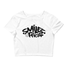 Load image into Gallery viewer, Smiles Official Women’s Crop Tee
