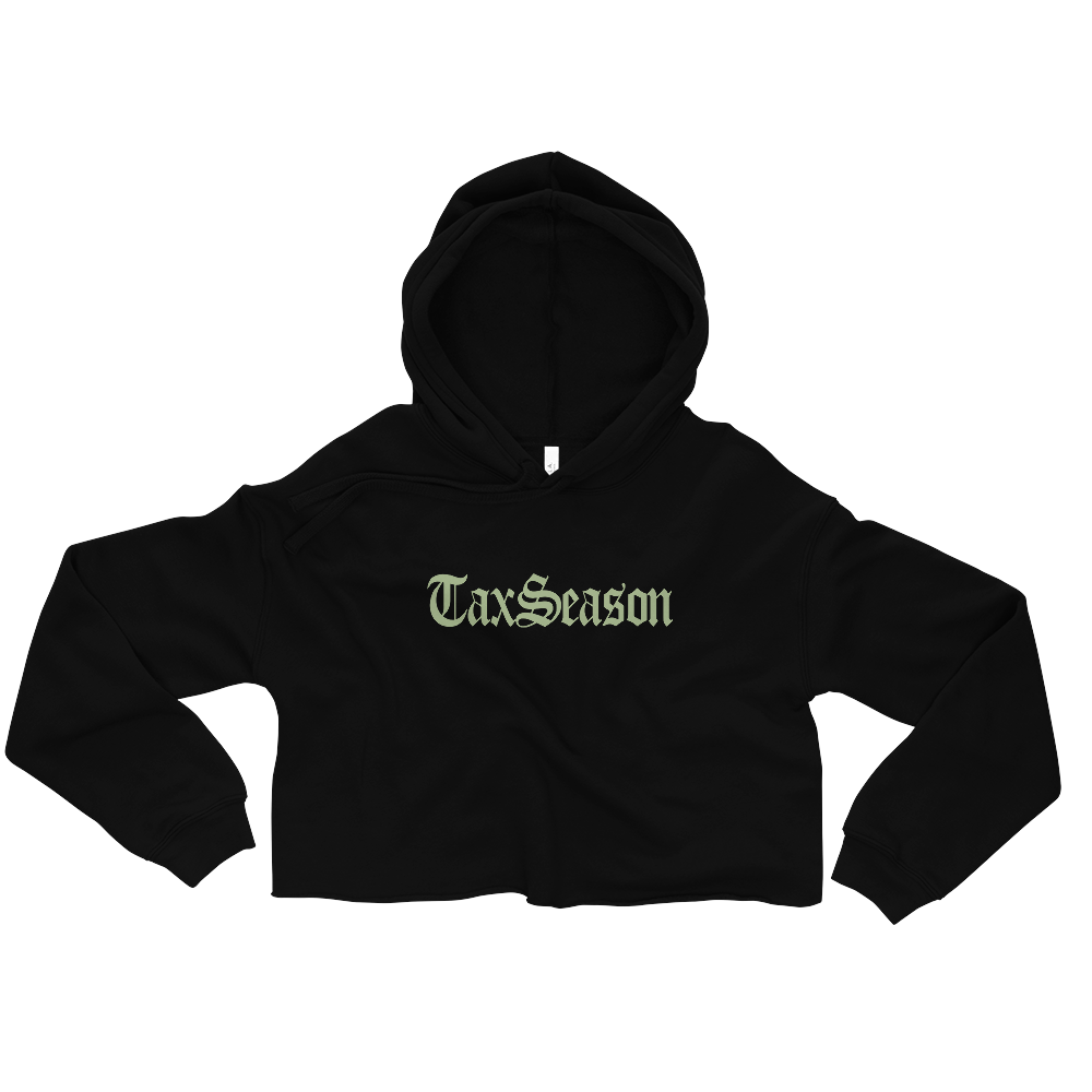 Tax Season Women's Crop Hoodie