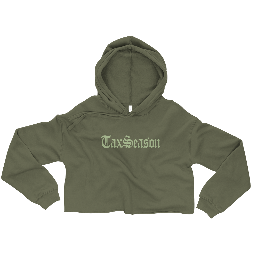 Tax Season Women's Crop Hoodie